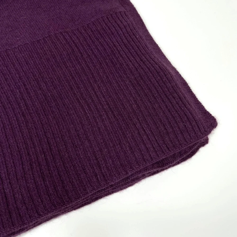 NORDSTROM HALOGEN 100% Cashmere Scarf NEW Purple Plum